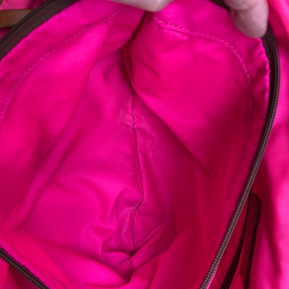 DOONEY & BOURKE NAVY NYLON BUCKLE CLOSURE SATCHEL/TOTE - Picture 11 of 16